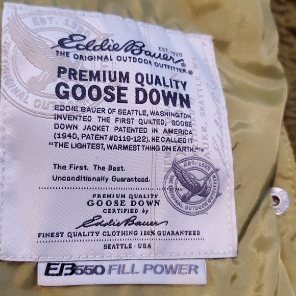 Eddie Bauer goose down vest - Picture 6 of 9